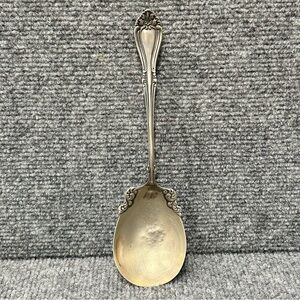 Vintage 1880 Pairpoint berry spoon 8” silver plate serving spoon